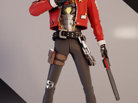 Billy Kid Zenless Zone Zero 3D Print Model