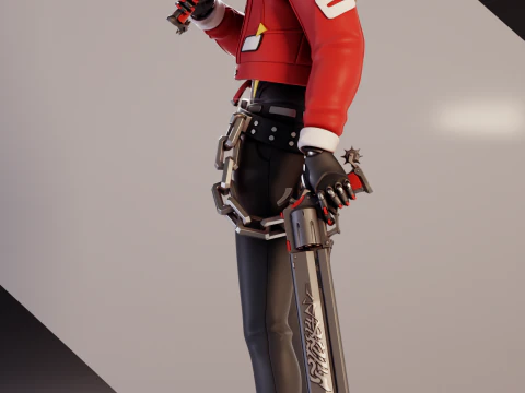 Billy Kid Zenless Zone Zero 3D Print Model