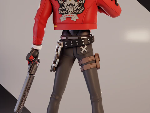 Billy Kid Zenless Zone Zero 3D Print Model in Man 517885 | 3DExport