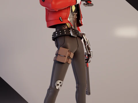 Billy Kid Zenless Zone Zero 3D Print Model