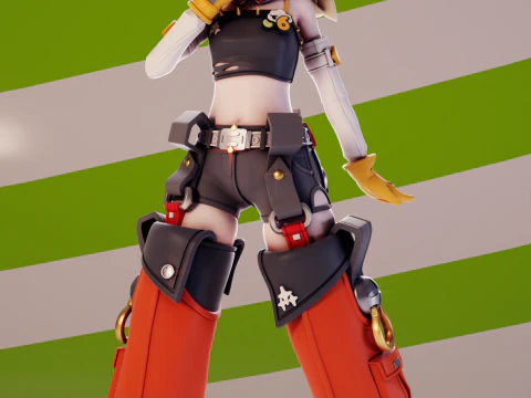 Piper Wheel Zenless Zona Zero Modelo de Impressão 3D