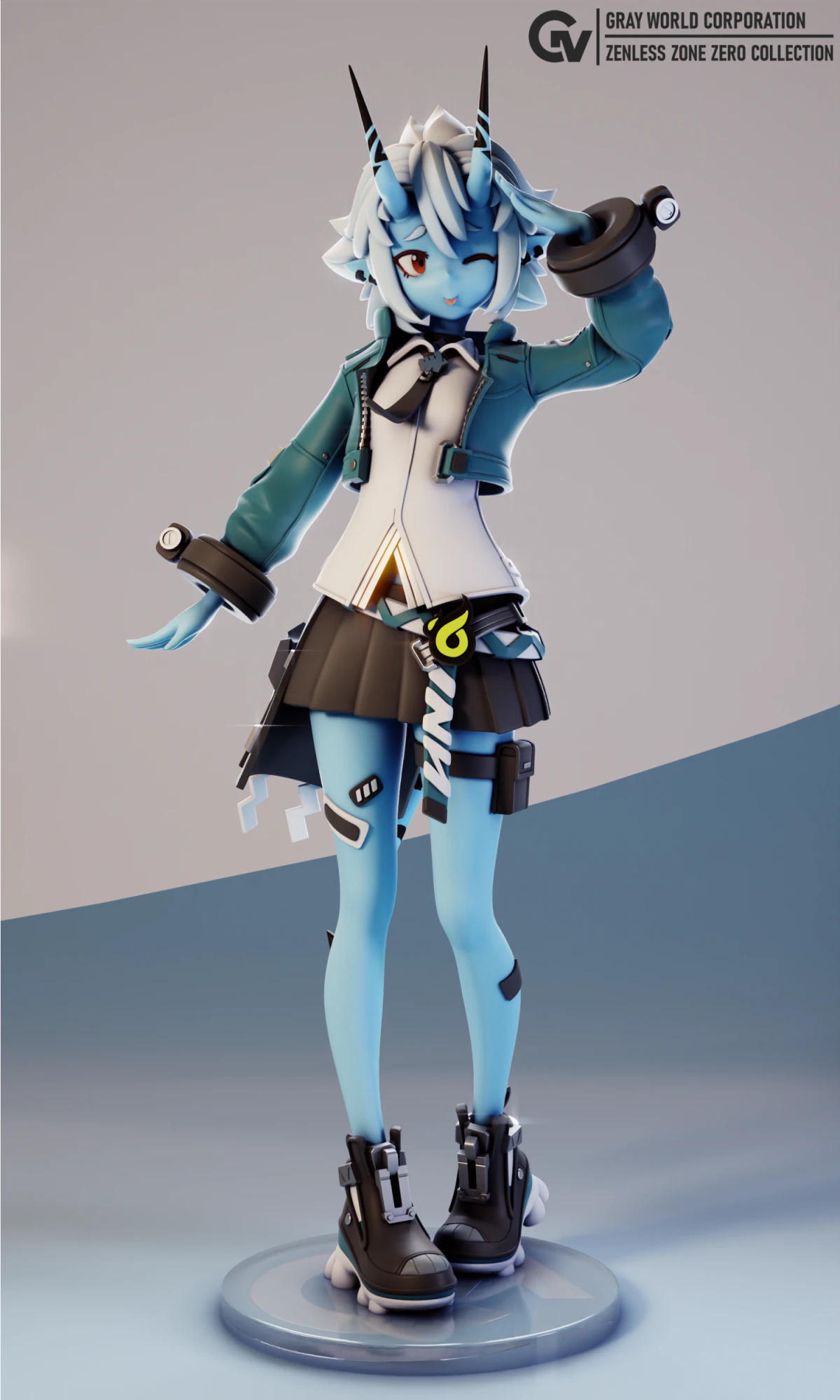 Soukaku Zenless Zone Zero 3D Print Model .c4d .max .obj .3ds .fbx .stl .blend 