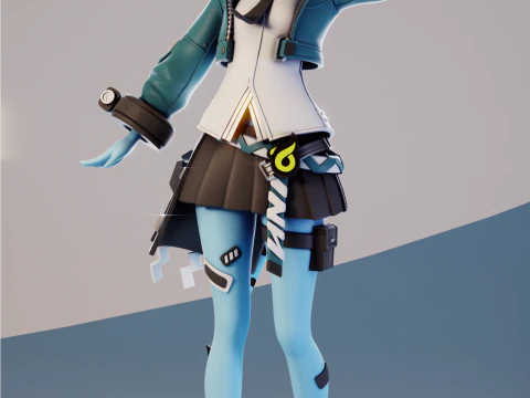 Soukaku Zenless Zone Zero 3D Print Model