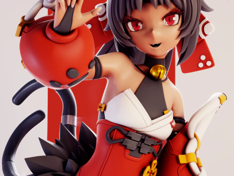 Nekomiya Mana Zenless Zone Zero 3D Print Model