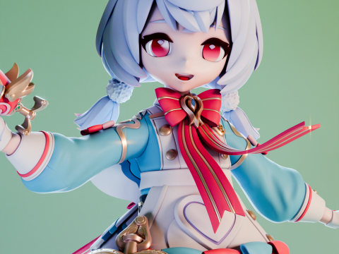 Sigewinne Genshin Impact 3D Print Model