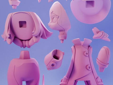 Melusine - Genshin Impact 3D Print Model