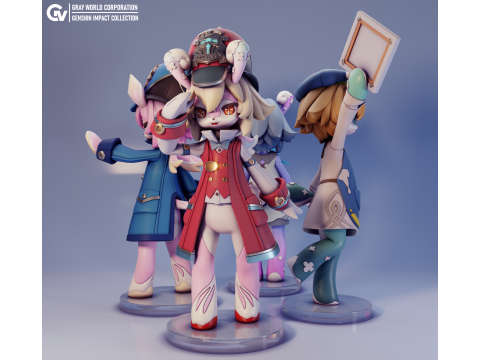 Melusines Genshin Impact 3D 프린트 모델