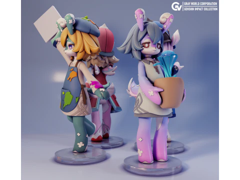 Melusines Genshin Impact 3D Print Model