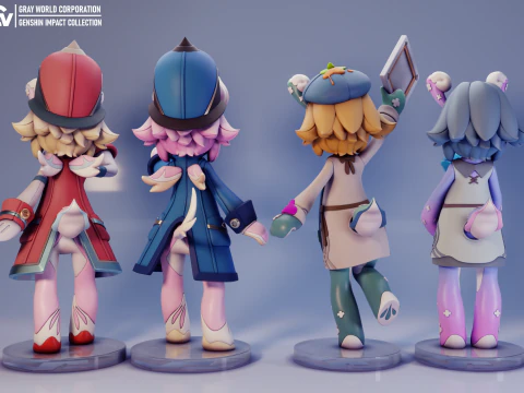 Melusines Genshin Impact 3D Print Model