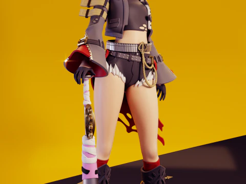 Luciana de Montefio Lucy Zenless Zone Zero 3D Print Model