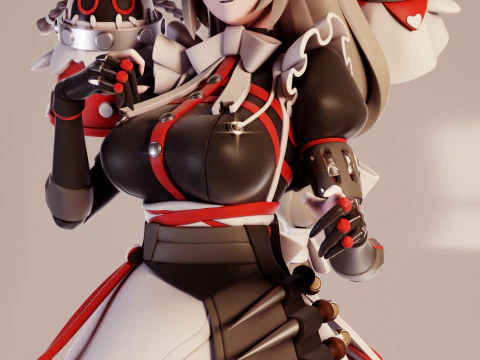 Alexandrina Rina Sebastiane Zenless Zone Zero 3D Print Model