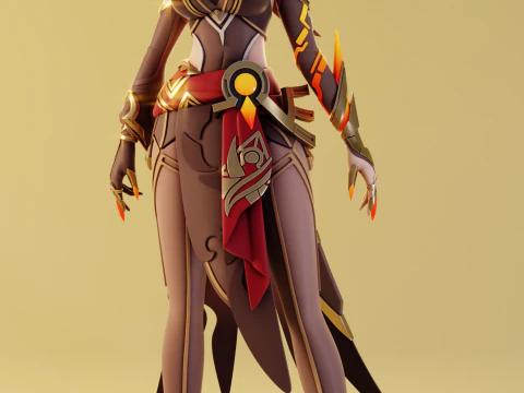 バベル原神 3Dプリントモデル