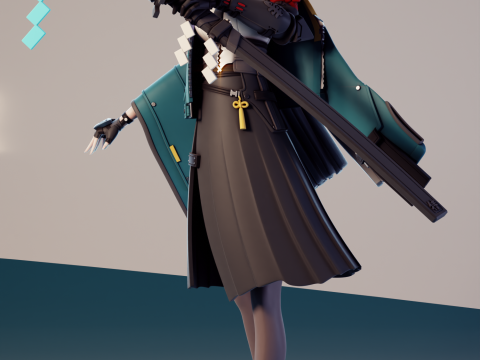 Hoshimi Miyabi Zenless Zone Zero 3D Print Model