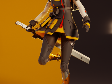 Soldier 11 Zenless Zone Zero 3D 打印模型