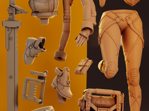 Soldier 11 Zenless Zone Zero Modelo de impresión 3D