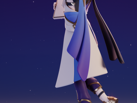 Dr Ratio Honkai Star Rail Model Cetak 3D