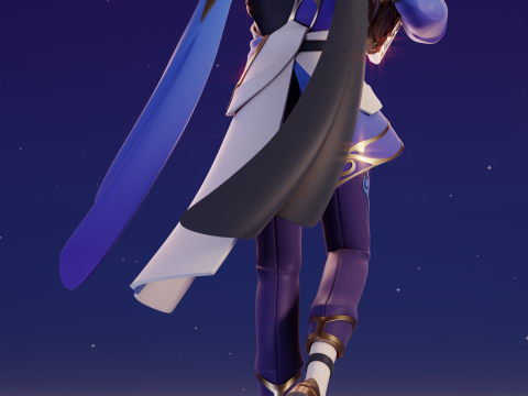 Dr Ratio Honkai Star Rail Model Cetak 3D