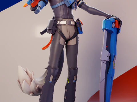 塞斯&middot;洛厄尔 Zenless 零区 3D 打印模型