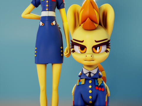 Spitfire My Little Pony 3D Принт Модель
