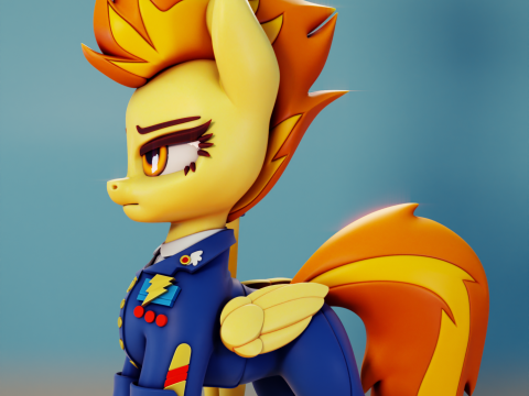Spitfire My Little Pony Modèles 3D en vedette