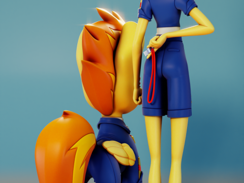 Spitfire My Little Pony Modèles 3D en vedette