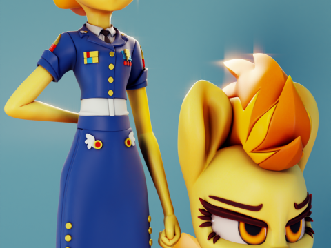Spitfire My Little Pony Modèles 3D en vedette