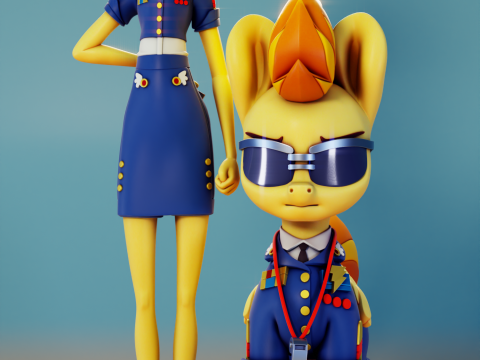 Spitfire My Little Pony Modèles 3D en vedette
