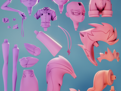 Spitfire My Little Pony Modèles 3D en vedette
