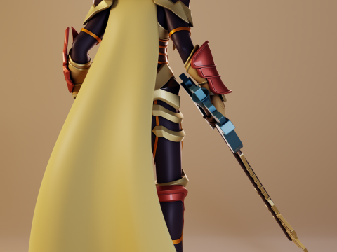Terra Lingering Will Kingdom Hearts Model Cetak 3D