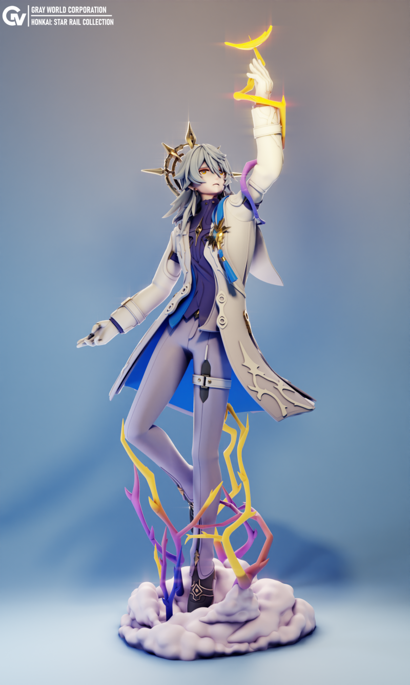 Sunday Honkai Star Rail 3D प्रिंट मॉडल .c4d .max .obj .3ds .fbx .stl .blend
