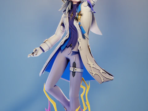 Sunday Honkai Star Rail 3D Print Model