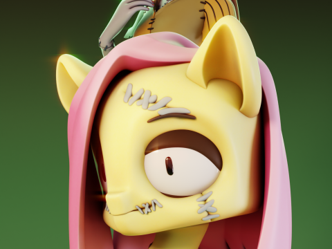 SallyFortnite FluttersallyFluttershy L'étrange Noël de Monsieur Jack Mon Petit Poney Modèles 3D en vedette