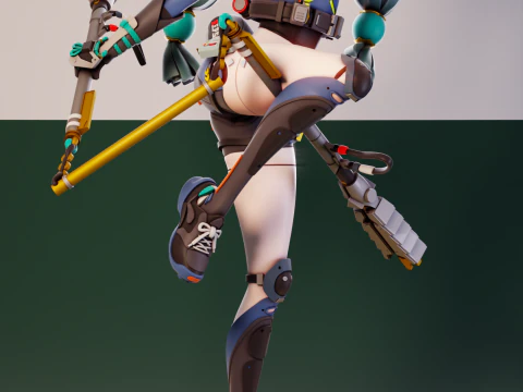 Qingyi Zenless Zona Cero Modelo de impresión 3D