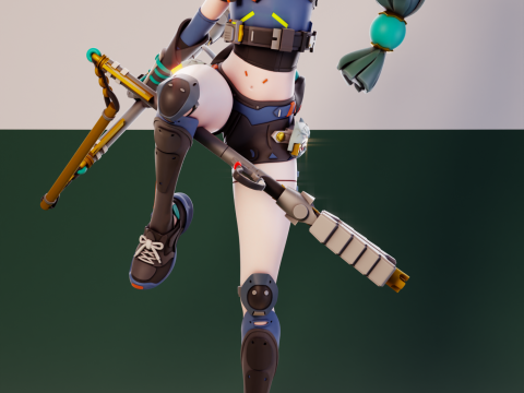 Qingyi Zenless Zone Zero Modèles 3D en vedette