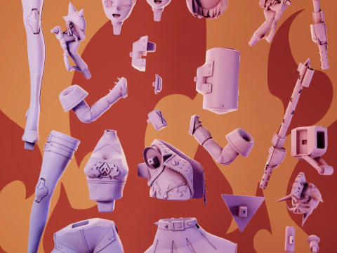 Burnice White Zenless Zone Zero 3D Print Model