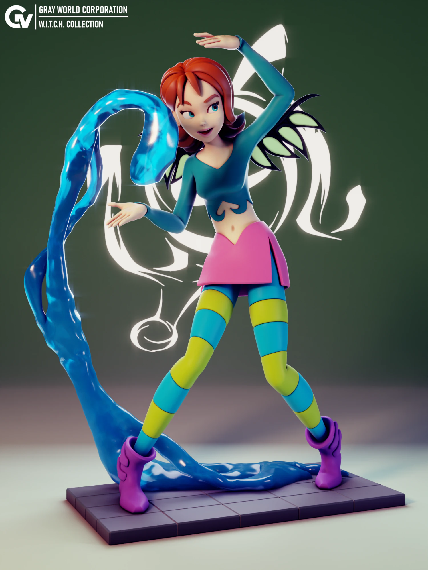 Irma Lair WITCH 3D Print Model .c4d .max .obj .3ds .fbx .stl .blend 