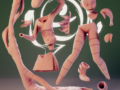 Irma Lair WITCH 3D Print Model
