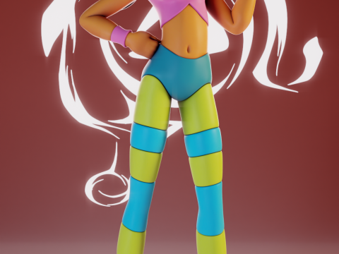 Taranee Cook WITCH Modèles 3D en vedette