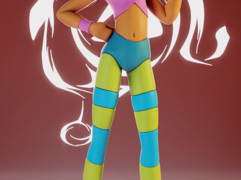 Taranee Cook WITCH 3D Print Model