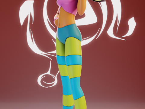 Taranee Cook WITCH Modello di stampa 3D