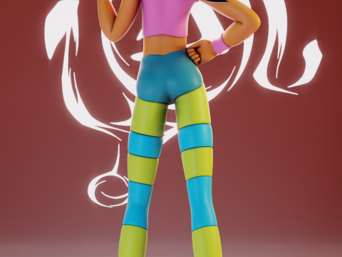 Taranee Cook WITCH Modello di stampa 3D