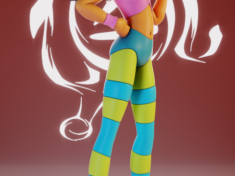Taranee Cook WITCH Modello di stampa 3D