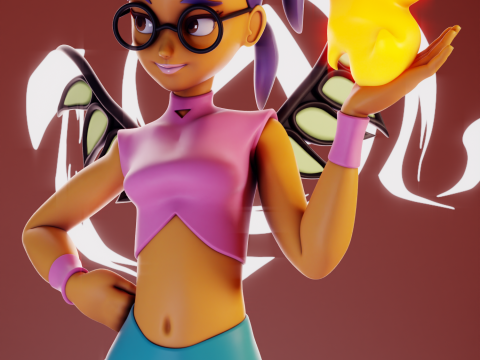 Taranee Cook WITCH Modello di stampa 3D
