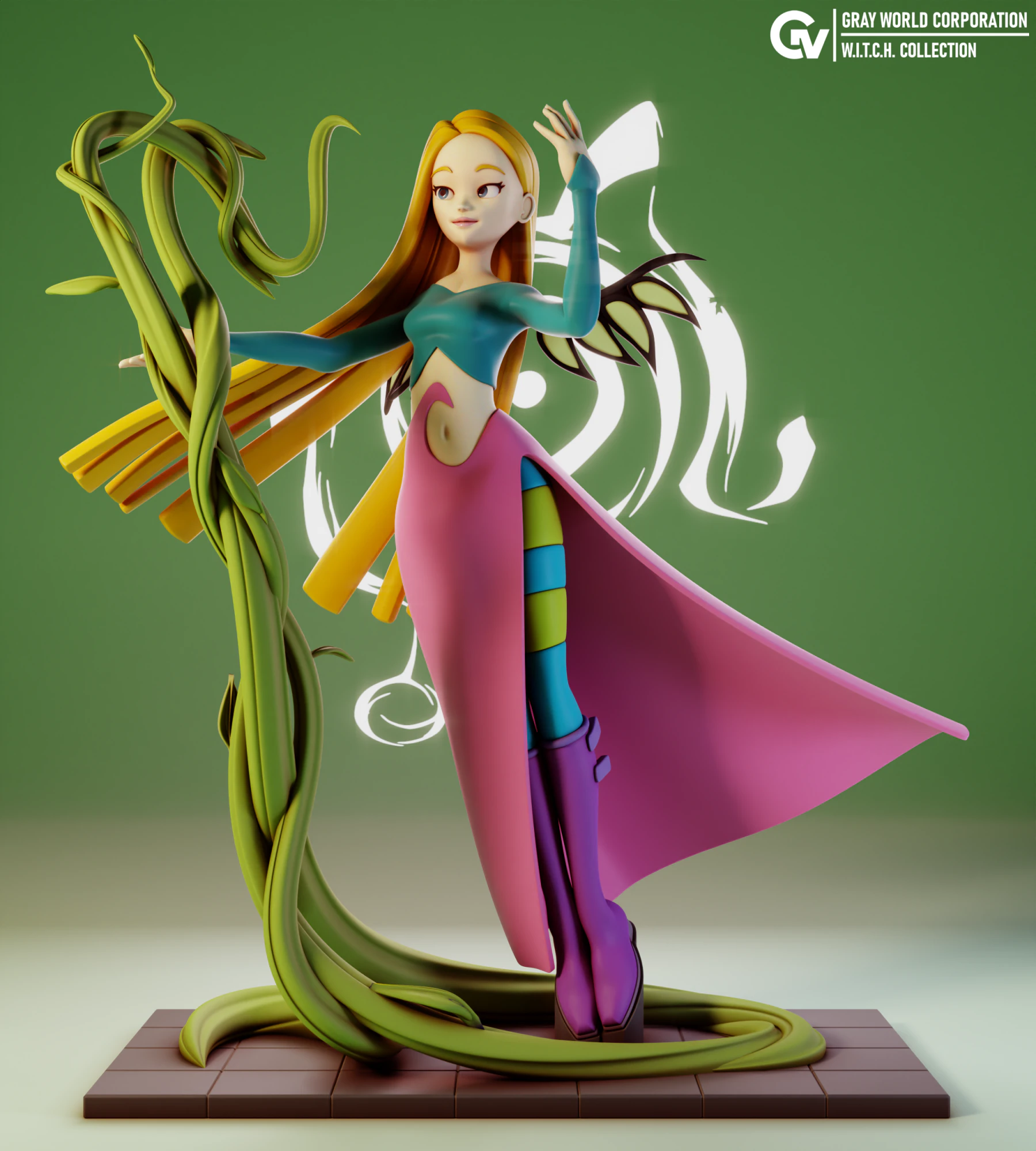 Cornelia Hale WITCH 3D Print Model .c4d .max .obj .3ds .fbx .stl .blend 