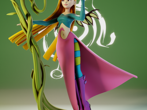 Cornelia Hale WITCH 3D Baskı Modeli