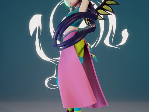 Hay Lin WITCH 3D Print Model