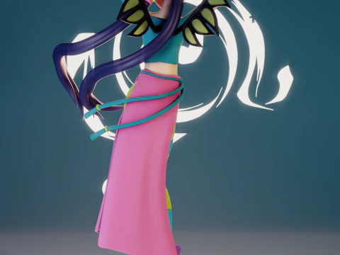 Hay Lin WITCH 3D Print Model