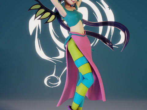 Hay Lin WITCH 3D Print Model