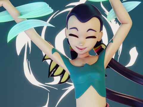 Hay Lin WITCH Model do druku 3D