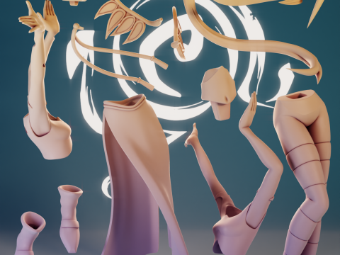 Hay Lin WITCH Model do druku 3D